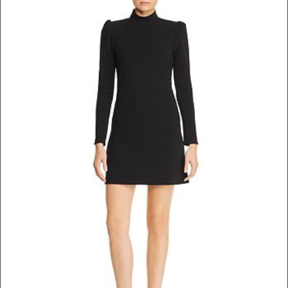Aqua Bloomingdales Puff Sleeve Shift Dress